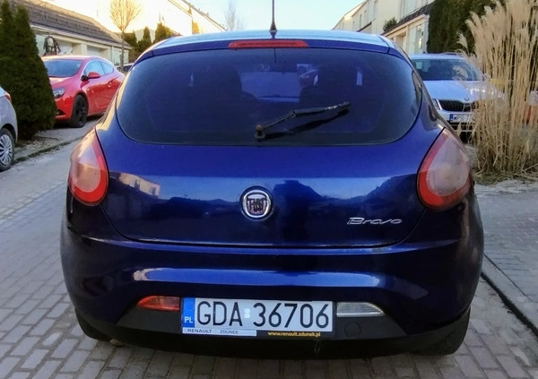 Fiat Bravo cena 8900 przebieg: 115500, rok produkcji 2007 z Gdańsk małe 37